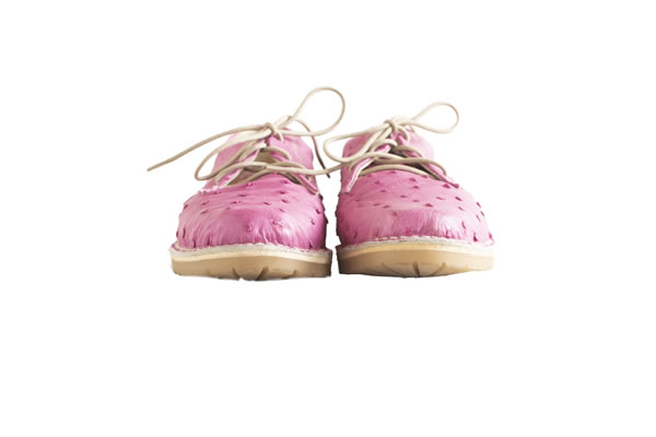 Ostrich Leather Shoes-Cyclamen - Image 2