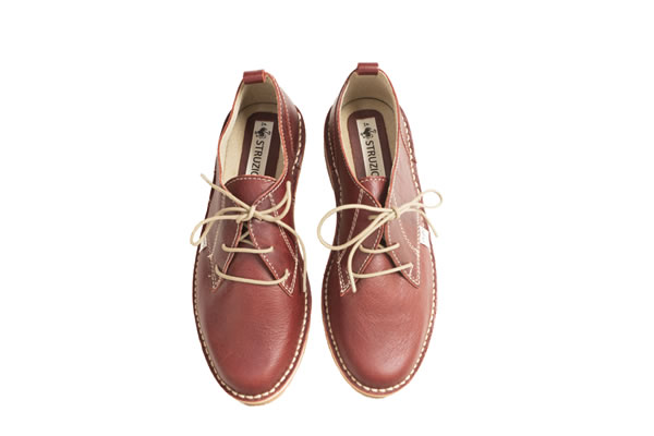 Leather Shoes-Ruby Red - Image 4